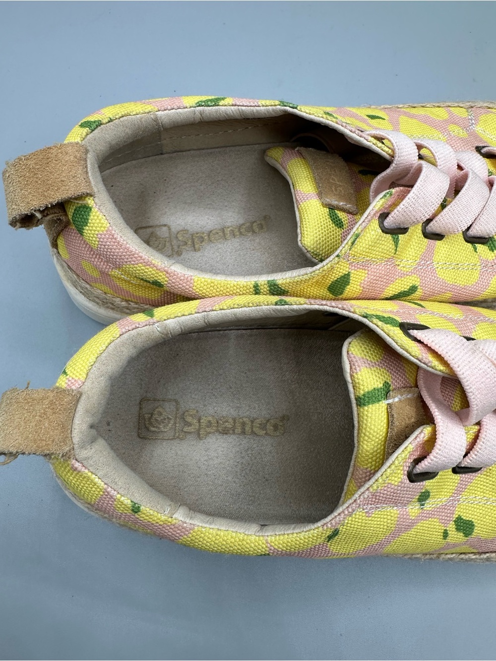 Spenco Malibu Lace Sneakers Women 7.5B Pink Lemon - Picture 9 of 11